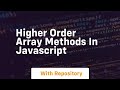 higher order array methods in javascript
