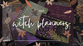 Witchcraft planners for 2025, part 2 (even more options, Vlogtober day 4)