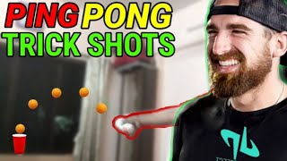 PING PONG TrickShots 2 | FOR DUDE PERFECT | Let's Match