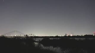 鳥飼仁和寺大橋の夜景