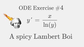 ODE Exercise #4 - Embracing the Papa Lambert