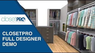 ClosetPro Full Designer Demo