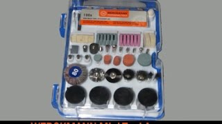 Coffret accessoires pour Mini outil type Dremel 190 pcs Multi Tool set werckmann