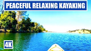 [4K] Peaceful Relaxing Kayaking, Lake Natoma, California