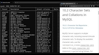 Character Sets and Collations in MySQL: Character Sets, Collations, Unicode - MySQL.