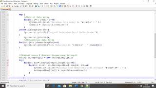 Pembuatan Array Pada Bahasa Pemrograman Java