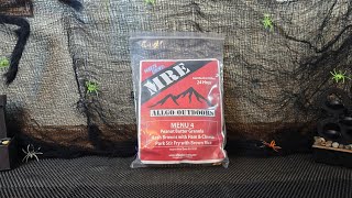 ALLGO Outdoors 24hr Cold Weather MRE Menu 4 Taste Test and Review Meal Ready To Eat