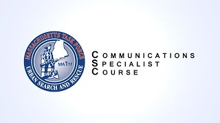 Urban Search and Rescue Communications Specialist Training 2015