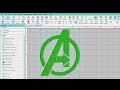 hatch 3 patch digitizing tutorial avengers logo