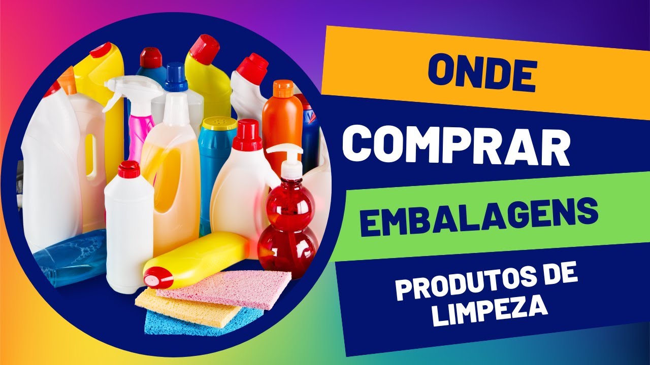 Onde Encontrar Embalagens Para Trabalhar Com Produtos De Limpeza? - YouTube