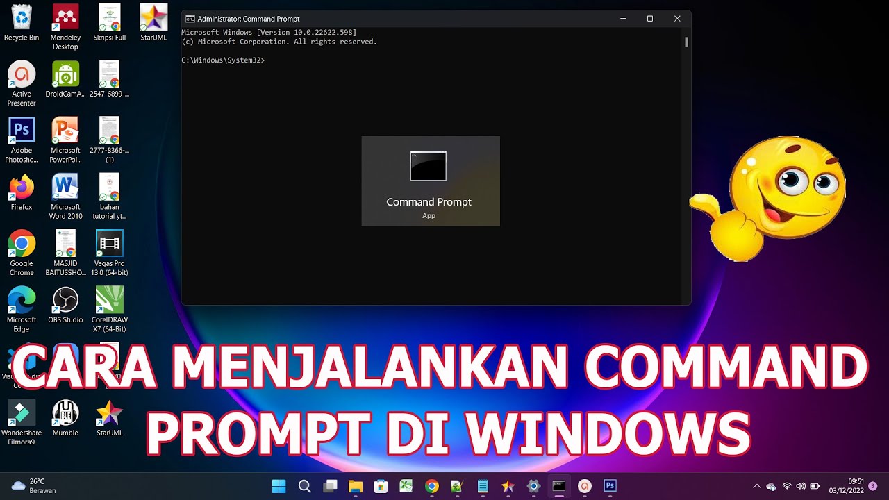 Cara Membuka Command Prompt(CMD) Di Windows 11 - YouTube