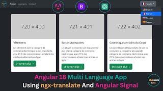 🤯Angular 18 Multi Language app  using Angular Signal | Angular 18 Multi Language using ngx-translate