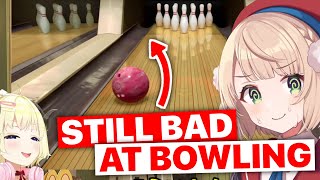 Ui-Mama STILL Bad At Bowling (Shigure Ui \u0026 Tsunomaki Watame / Hololive) [Eng Subs]