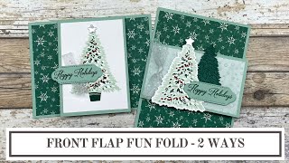 Easy Front Flap Fun Fold Card | 2 Ways