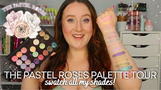 THE PASTEL ROSES PALETTE TOUR - Swatch *EVERY SHADE* Of My Duochrome \u0026 Multichrome Single Eyeshadows