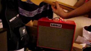 Bobby DeVito demo Savage Amps Macht 12x 12 watt combo amp