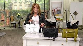 Aimee Kestenberg Kimberly Convertible Leather Satchel on QVC