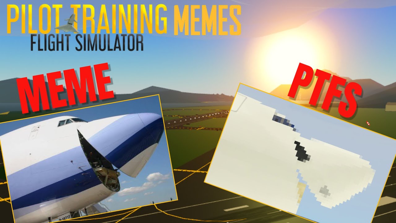 Recreating Famous Aviation Memes In Ptfs Roblox Youtube
