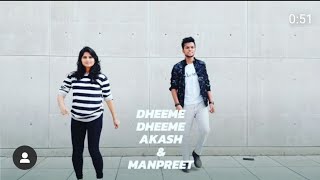 Dheeme Dheeme | Dance by Akash & Manpreet | Pati Patni Aur Woh | Kartik Aryan | IIM A | Footloose