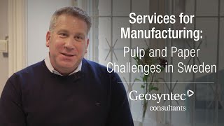 Services for Manufacturing: Challenges facing Sweden's Pulp and Paper Industry | Kristoffer Lindö