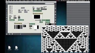 Max/MSP/Jitter - Wolfram Cellular Automata