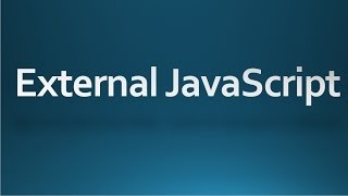 JavaScript tutorial for beginners - 3 - Working with external JavaScript