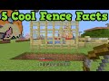 Minecraft Xbox 360 / PS3 - 5 Fun Fence Facts + Cobblestone Walls