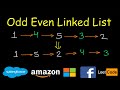 Odd Even Linked List | Leetcode #328 | Segregate odd even inplace