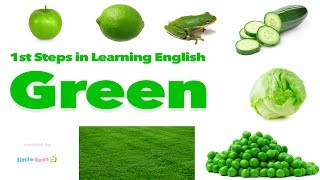 Learn 7 Green Objects in English With PICTURES | Vocabulary For Kids