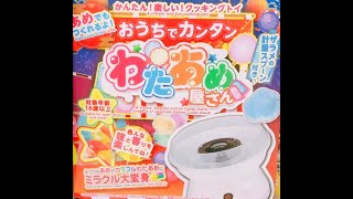 ドン・キホーテの　おうちでカンタンわたあめ屋さん　をやったよ　３歳