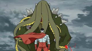 Omni man VS Monster - Kaiju Fight scene | Invincible Episode 7
