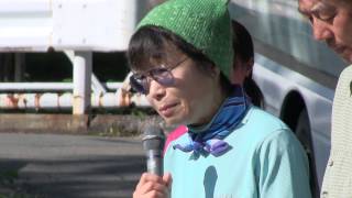 残雪の裏岩手連峰　開山祭