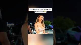 Rakai tried to rizz up N3on Girlfriend Sam Frank 😭 #n3on #shorts #samfrank