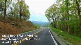 State Route 42 in Virginia, from Newport to New Castle - featuring Craig County (Reissue)