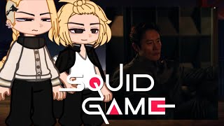 Tokyo Revengers React to Takemichi as the Frontman / In-ho / 001 from Squid Game || Gacha React