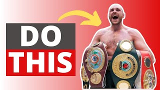HOW TYSON FURY OVERCAME DEPRESSION: 9 Steps to Beat Depression