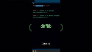 Compare Strings with Difflib in Python!