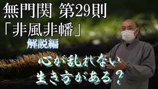 無門関第二十九則「非風非幡」解説編