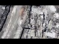 drone footage reveals devastation of athens fires