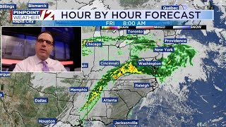 WPRI 12 Weather Now 1/31/25:  Rain Develops Today