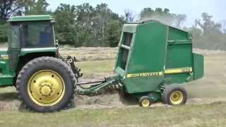 Baling the hillsides