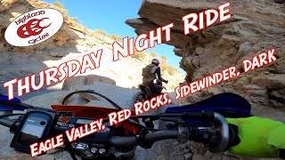 Thursday Night Ride : Eagle Valley Trail, Spikes Trail, Red Rocks, Sidewinder