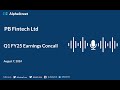 PB Fintech Ltd Q1 FY2024-25 Earnings Conference Call