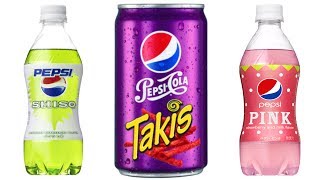 Los 10 Sabores de PEPSI Mas Raros del Mundo