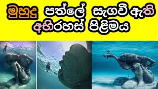 අඩි 150 ක් යට මුහුදු පතුලේ සැගවුණු  අභිරහස් පිළිමය