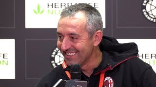 Man Utd 2-2 AC Milan (5-4 Pens) - Marco Giampaolo Post Match Press Conference - ICC