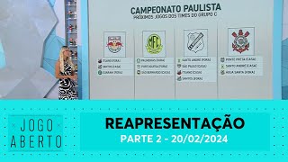 O Corinthians irá se classificar no Campeonato Paulista? | REAPRESENTAÇÃO JOGO ABERTO
