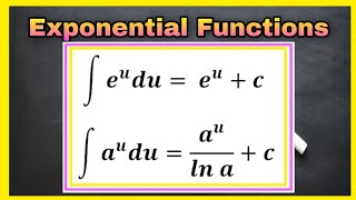 Integral of Exponential Functions | Basic Calculus | Anti derivative | TAGALOG-ENGLISH
