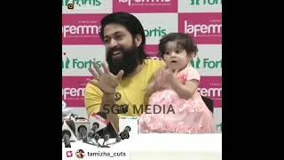 KGF ACREESS WITH  HIS DAUGHTER# short