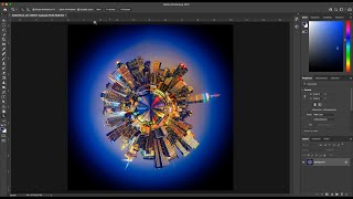 Easy Tiny Planet Photoshop Tutorial